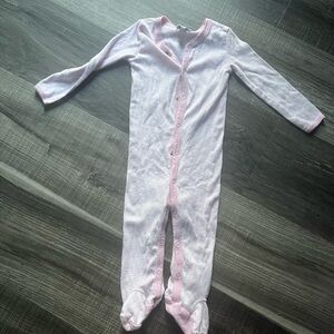 Splendid Pink Footies One Piece with Soft Cotton Blend
